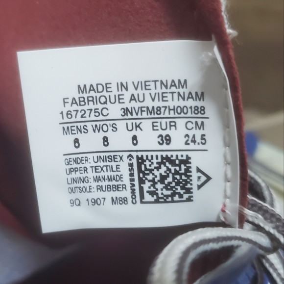 EUC Converse Chuck Taylor All Star High 'Translucent Photon Dust Sz 8 - Picture 6 of 6